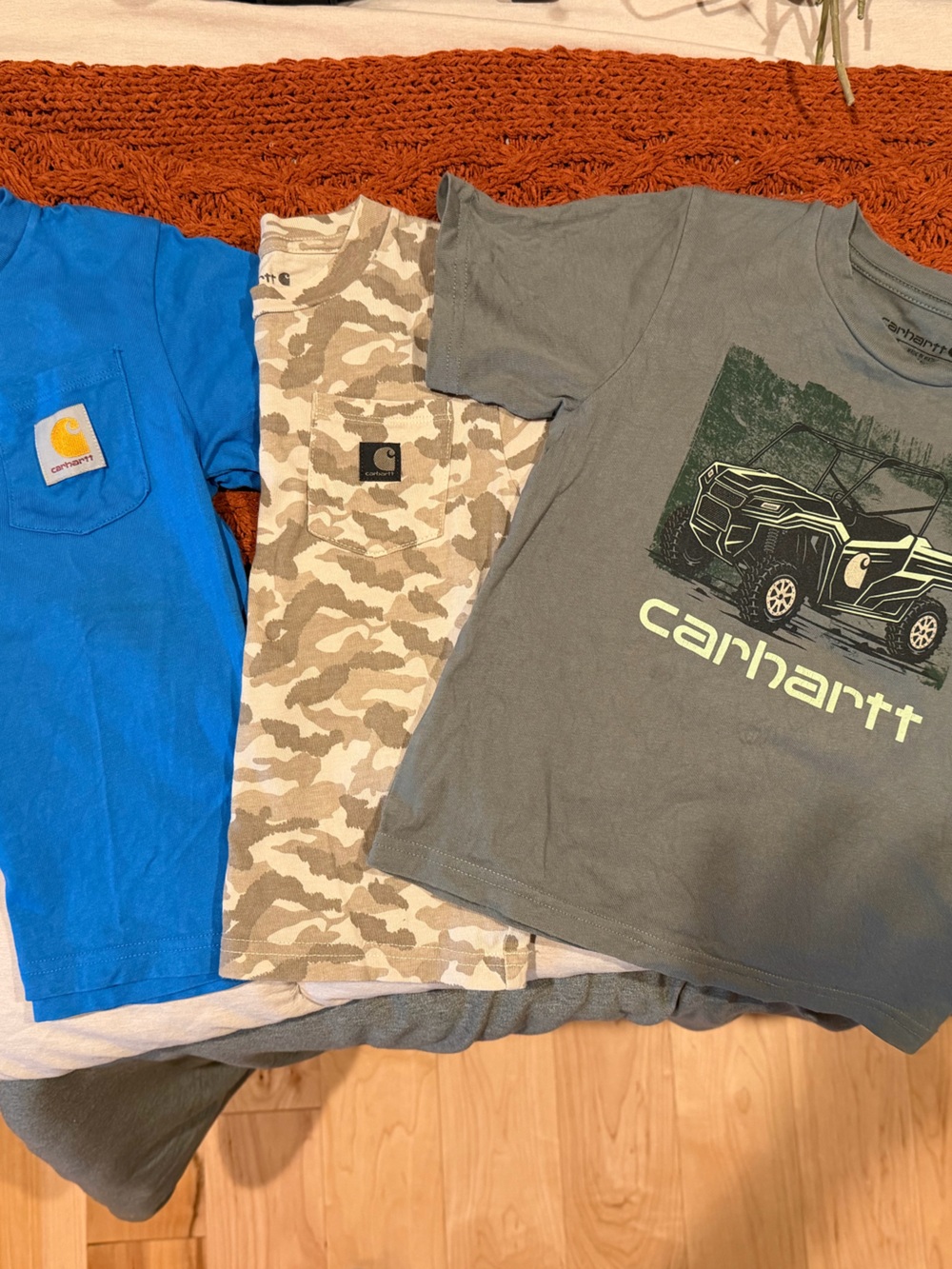 3 Shirts Carhartt Toddler Boy